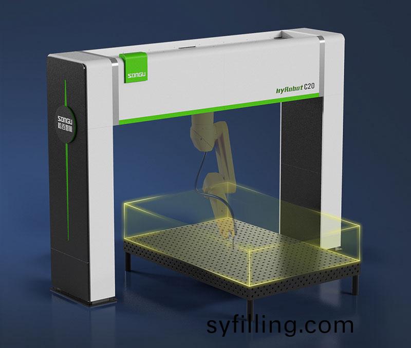 三維機器(qi)人激光切割(ge)機,三維激光切割機,3D激光切(qie)割機(ji),工件擺放0難度