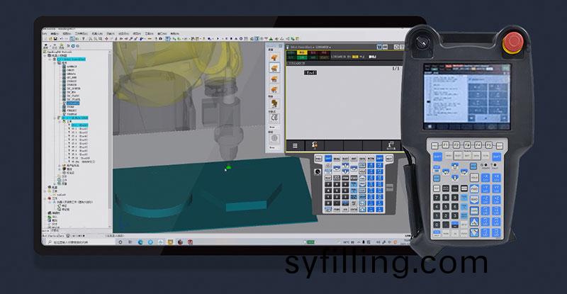 三維機器人激光切割機,三維激光切割機,3D激光切割機(ji),手動示教